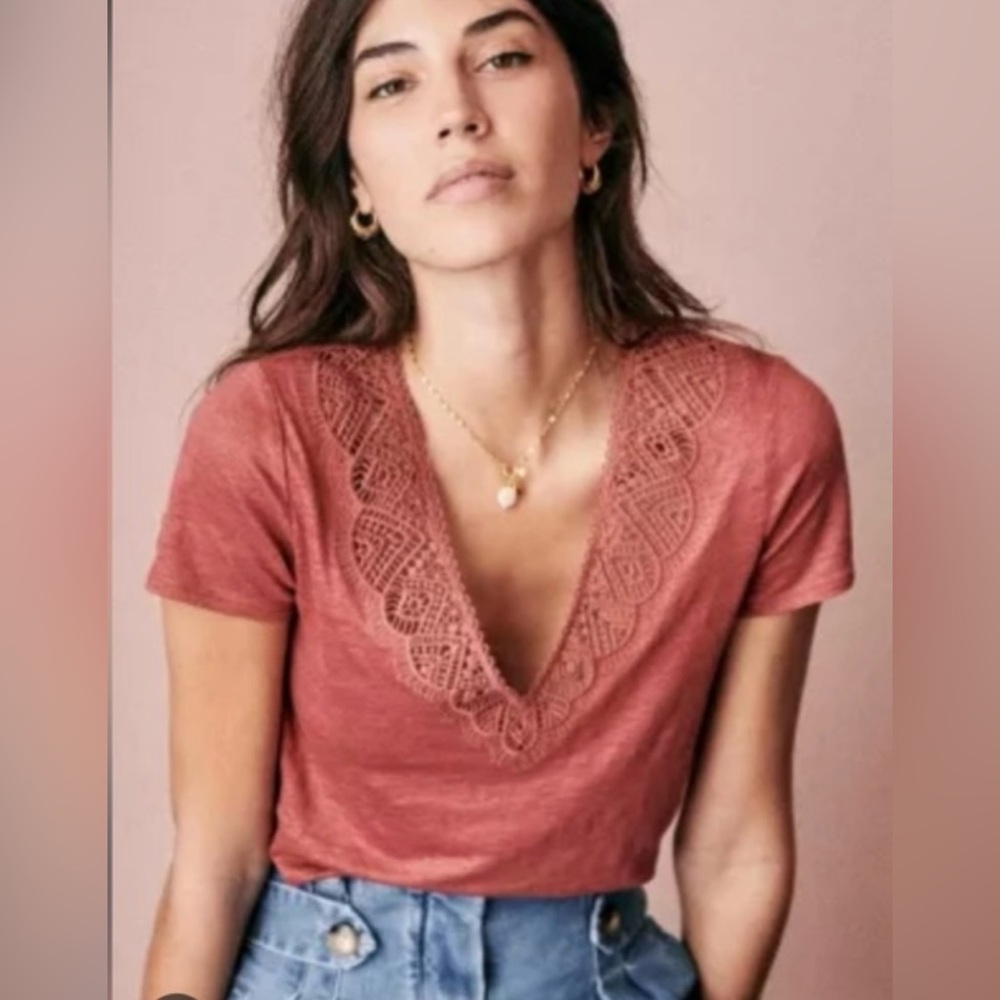Sezane elea shirt